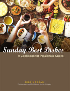 Book cover of Dorrance auhtor Jorj Morgan's book, "Sunday Best Dishes."