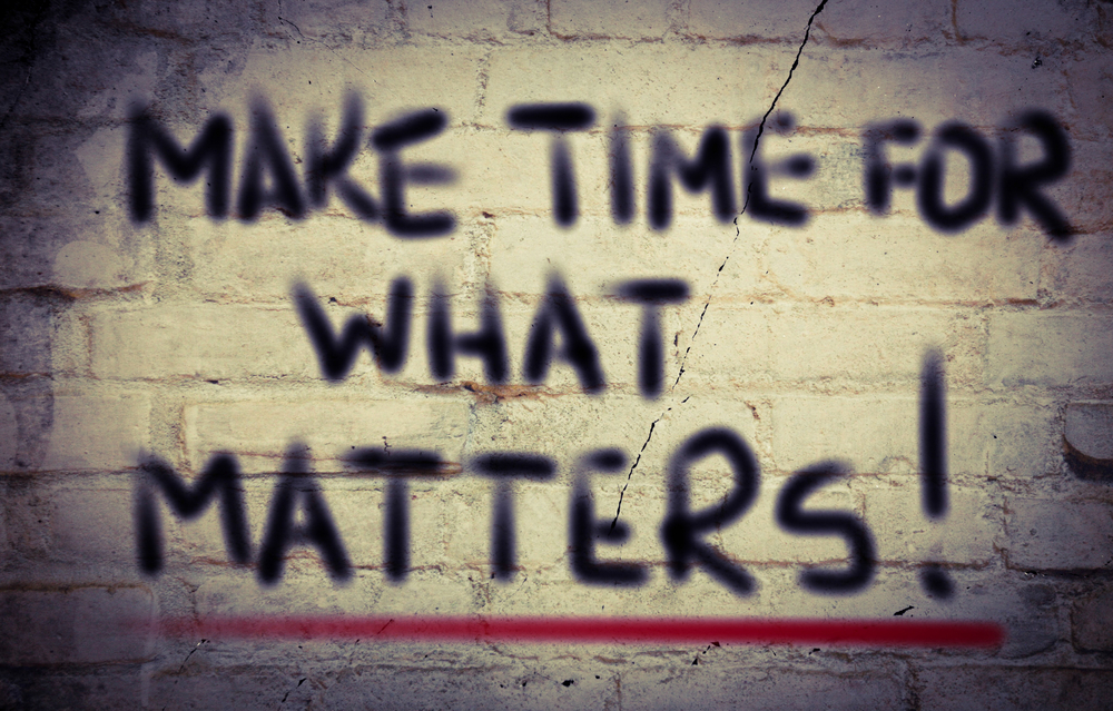 make time for what matters