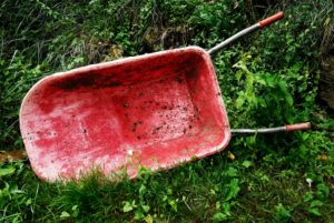 red wheelbarrow