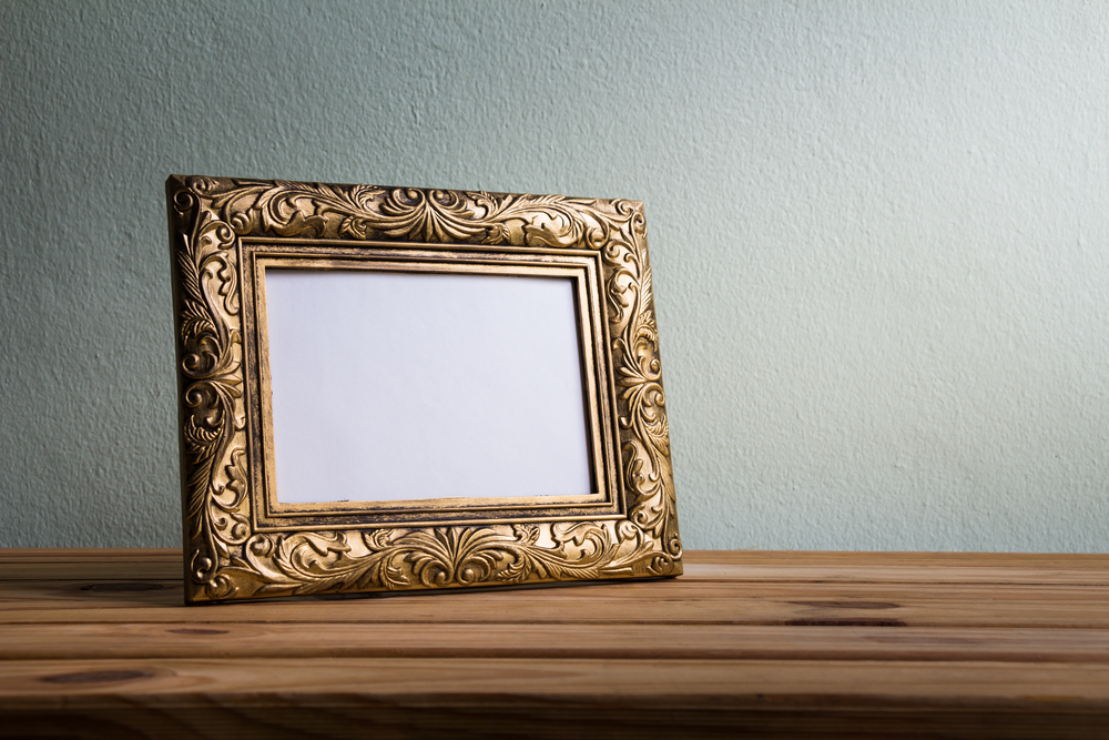 Empty picture frame