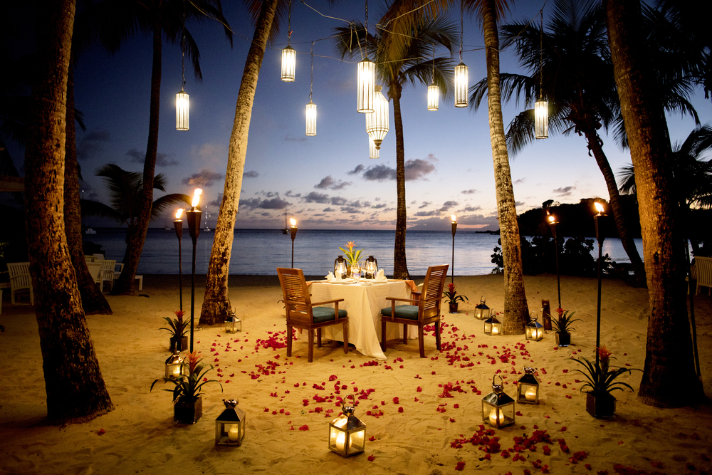 romantic setting
