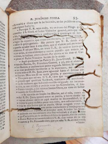 Bookworm_damage_on_a_page_of_Fr._Junipera_Serra_(1)