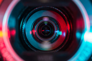 camera lens close-up