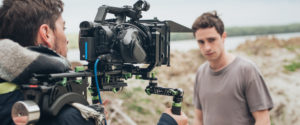 filming a character