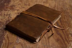 leather notebook