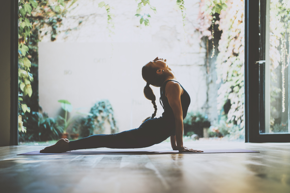 Woman doing Yoga Woman doing Yoga