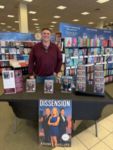 Rodney Phillips at a Book Signing