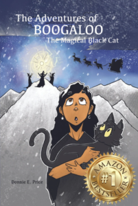 Cover of The Adventures of Boogaloo The Magical Black Cat.